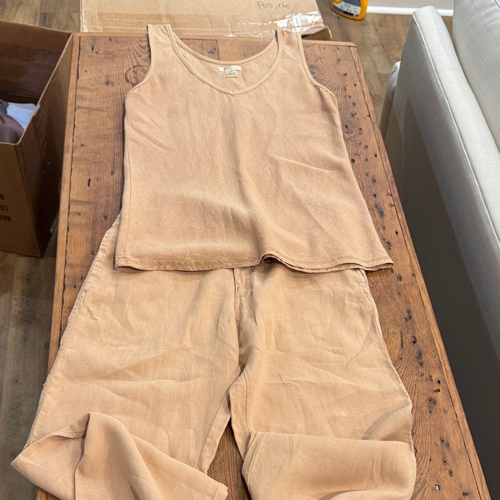 Women's Linen Tank & Pants